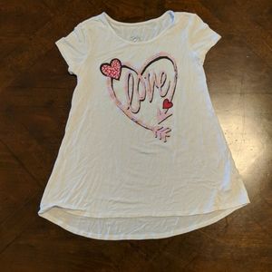 Cute Justice t-shirt, girl size 10